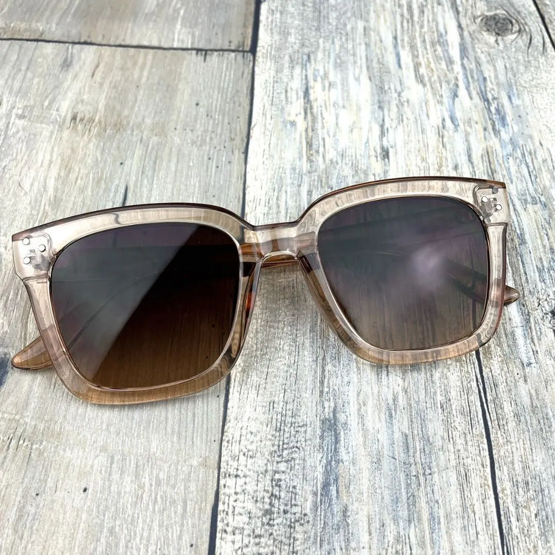 Thumbnail of Popular Oval Type Boston Wellington Eyeglasses Sunglasses Brown