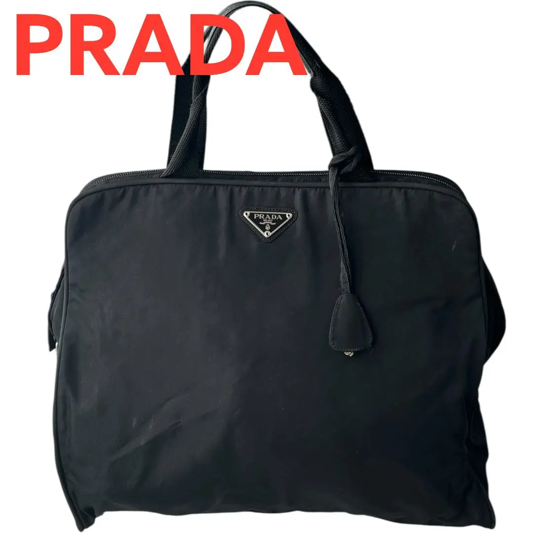 Thumbnail of Rare Prada Black Business Bag Handbag ☆