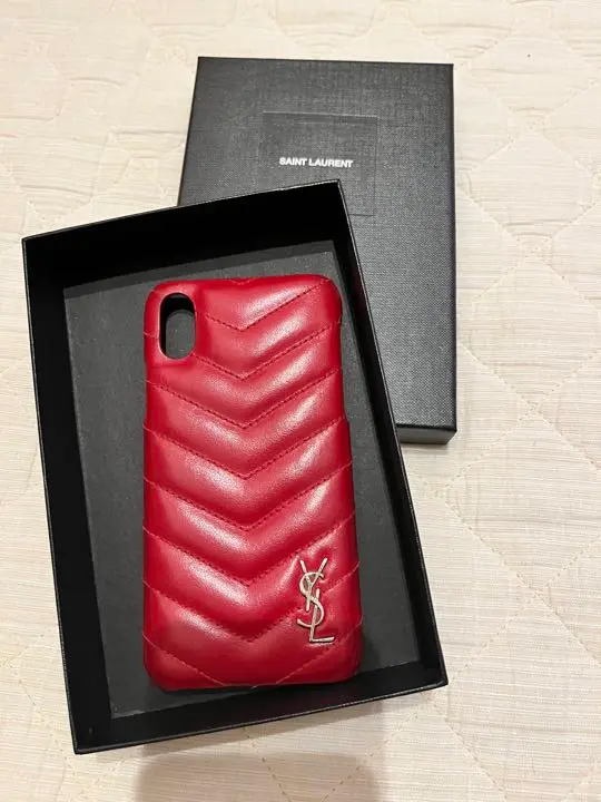 SAINT LAURENT - 最終お値下げ！【新品・未使用】サンローラン iPhoneXケース YSL サンローランiPhoneケースX