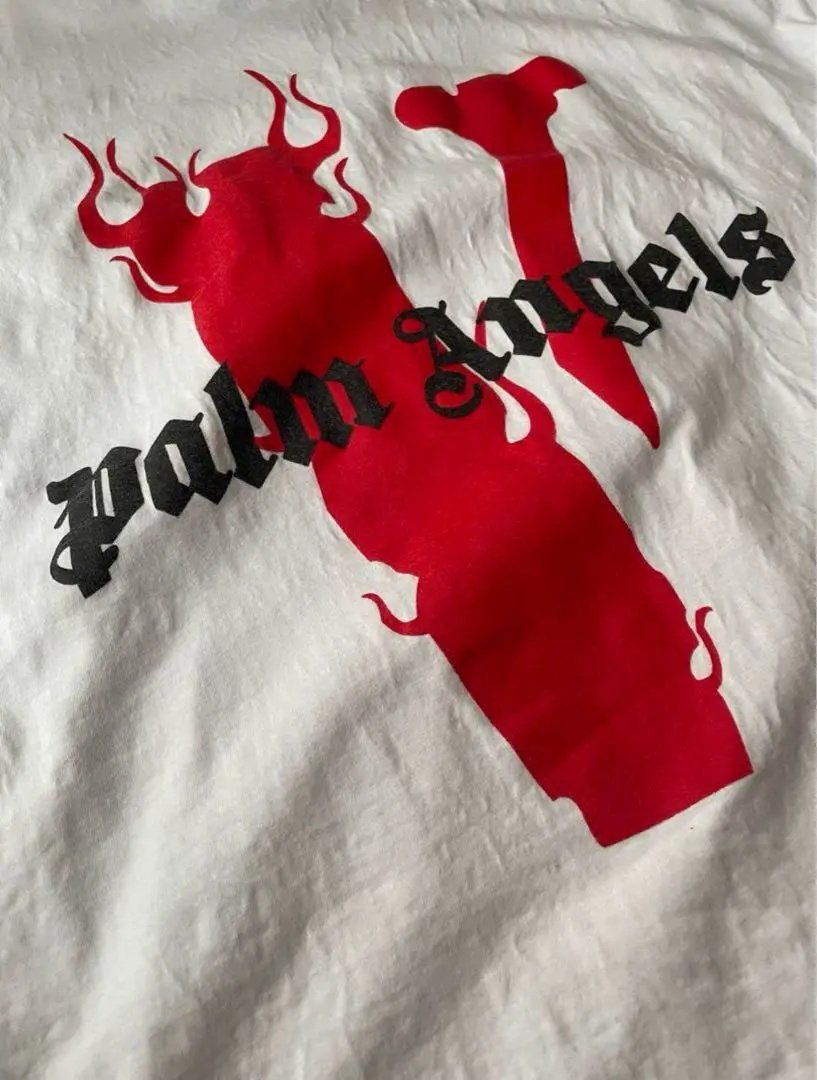 R*r様 $*y様 VLONE/Palm Angels フレイムプリント パーカ Vlone x Palm Angels Hoodie Black/Red | Parallel