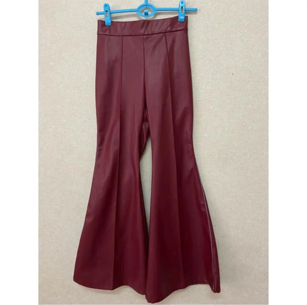 新品タグ付き　パメオポーズ　Flare Jersey Pants　黒　S 新品タグ付き パメオポーズ Flare Jersey Pants 黒 S - メルカリ