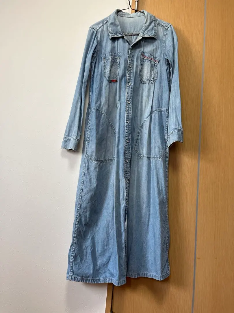 Thumbnail of Denim long shirt dress