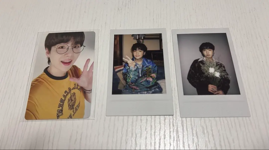 Thumbnail of BTS SUGA Deco Kit Cheki (Instant Photo) and Double-Sided Trading Card Set