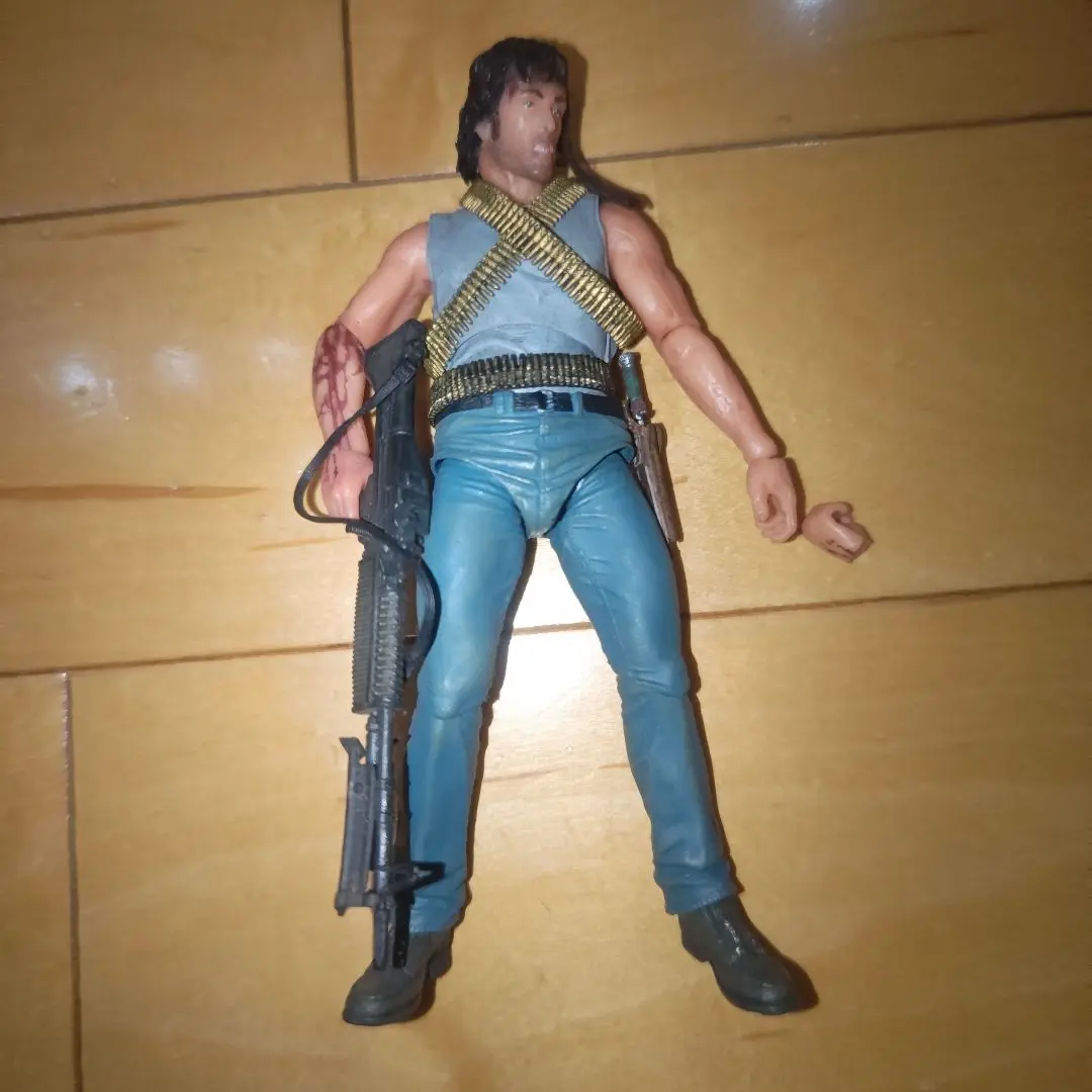 新品　NECA ランボーフィギュア　コンパウンドボウver ASTRO ZOMBIES | 2015年 コンベンション限定 NECA RAMBO 7インチ