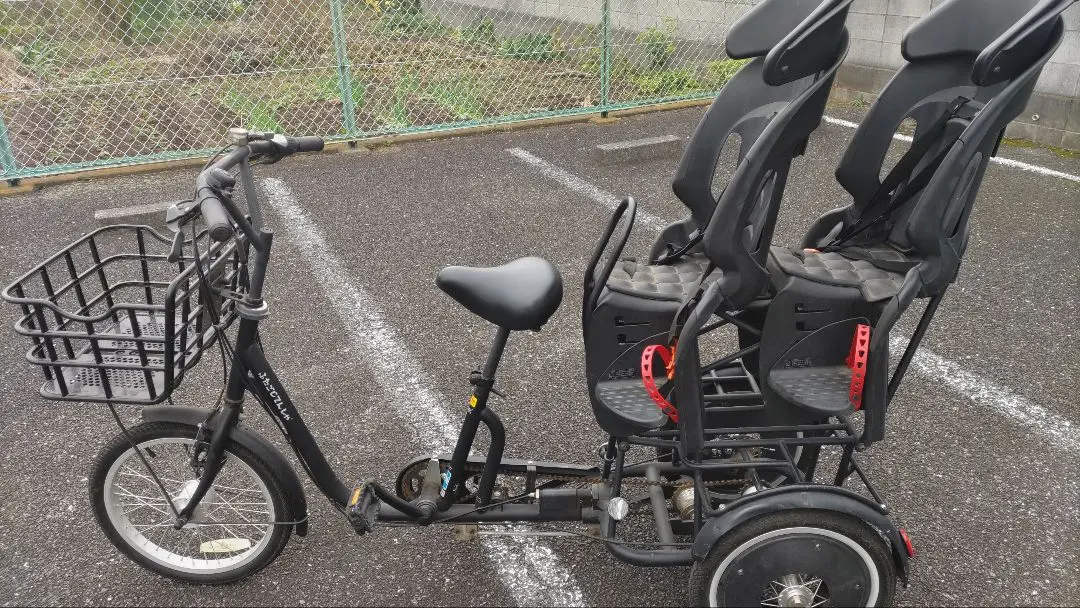 ふたごじてんしゃ　非電動　黒　整備済み ふたごじてんしゃ 非電動 黒 整備済みの通販 by tomo's shop｜ラクマ