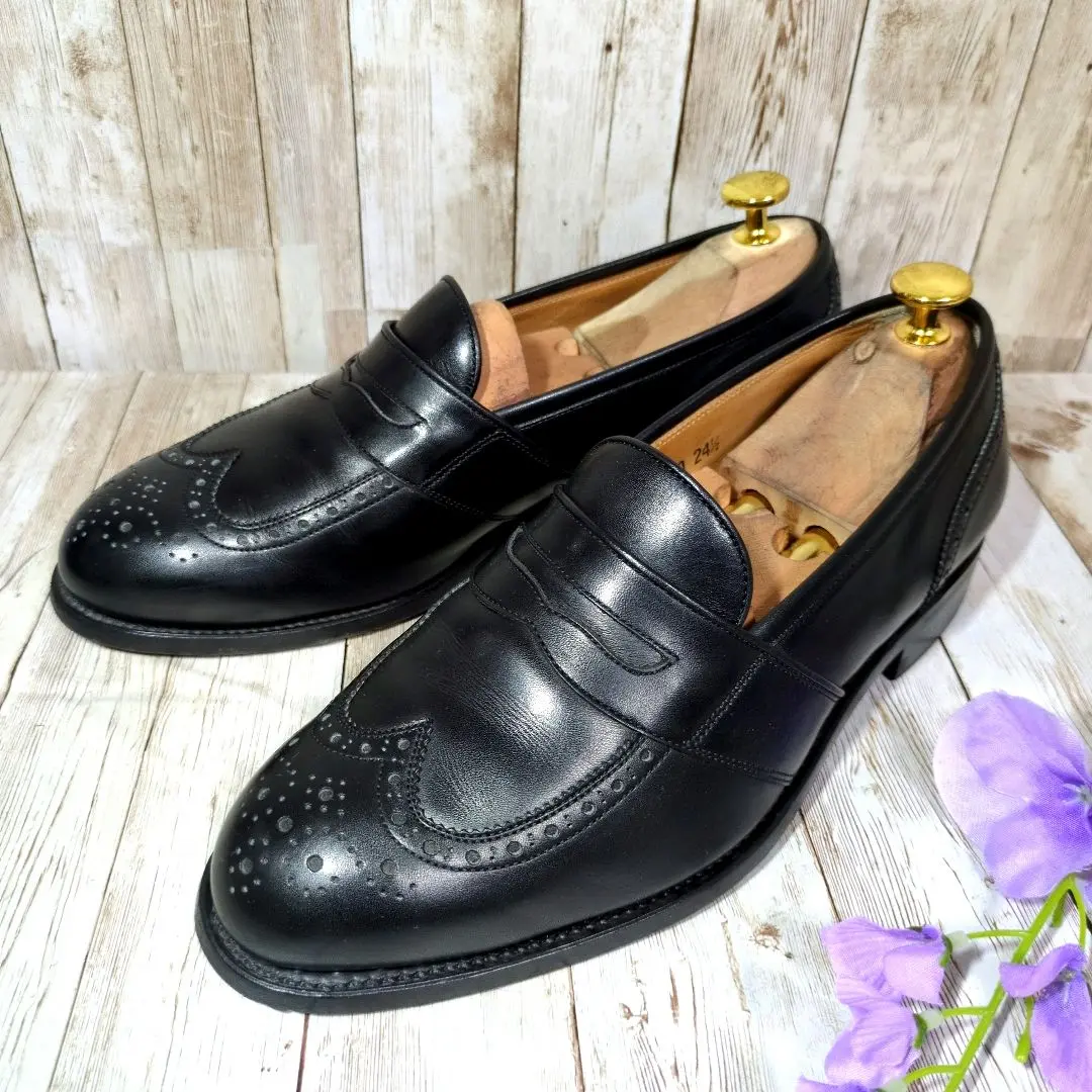 【美品】SCOTCH GRAIN 1240/3E/紐なし/ローファー/25.5黒 美品】SCOTCH GRAIN 1240/3E/紐なし/ローファー/25.5黒 - メルカリ