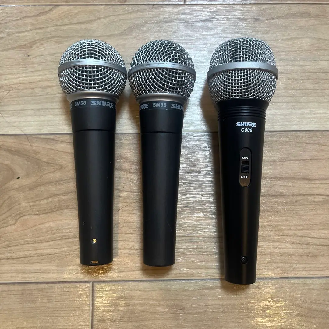 SHURE C606 ダイナミックマイク 2本セット SHURE C606 ダイナミックマイク 2本セット