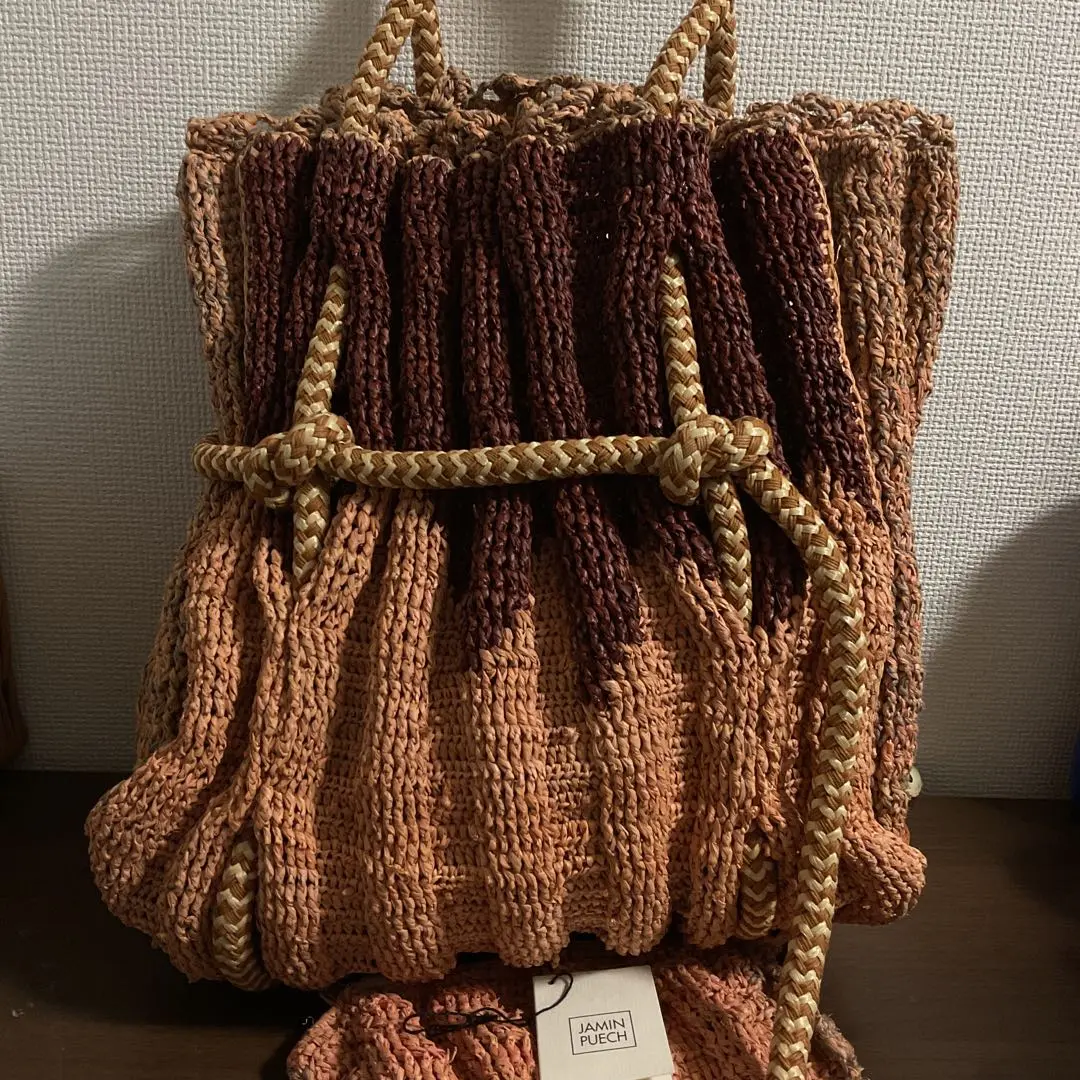 タグ付き、未使用品❗️jamin puech ラフィアバッグ　ピンク 2025年最新】Jamin Puech ラフィアの人気アイテム - メルカリ