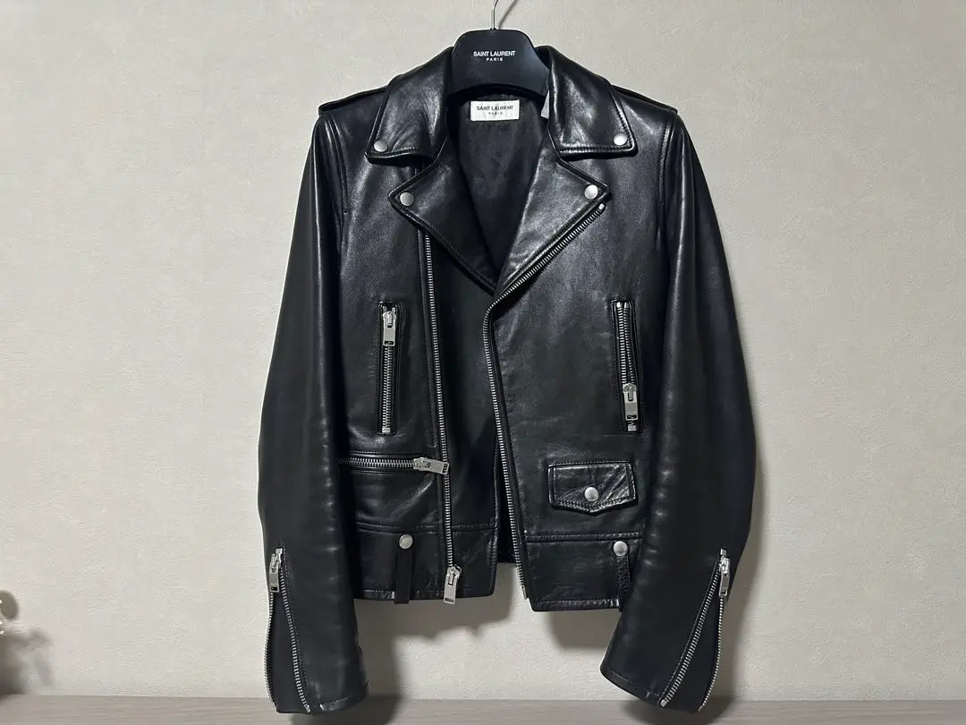 エディ期SAINT LAURENT L01ライダースジャケットサイズ42 SAINT LAURENT (サンローラン) L01 MOTORCYCLE JACKET (モーター