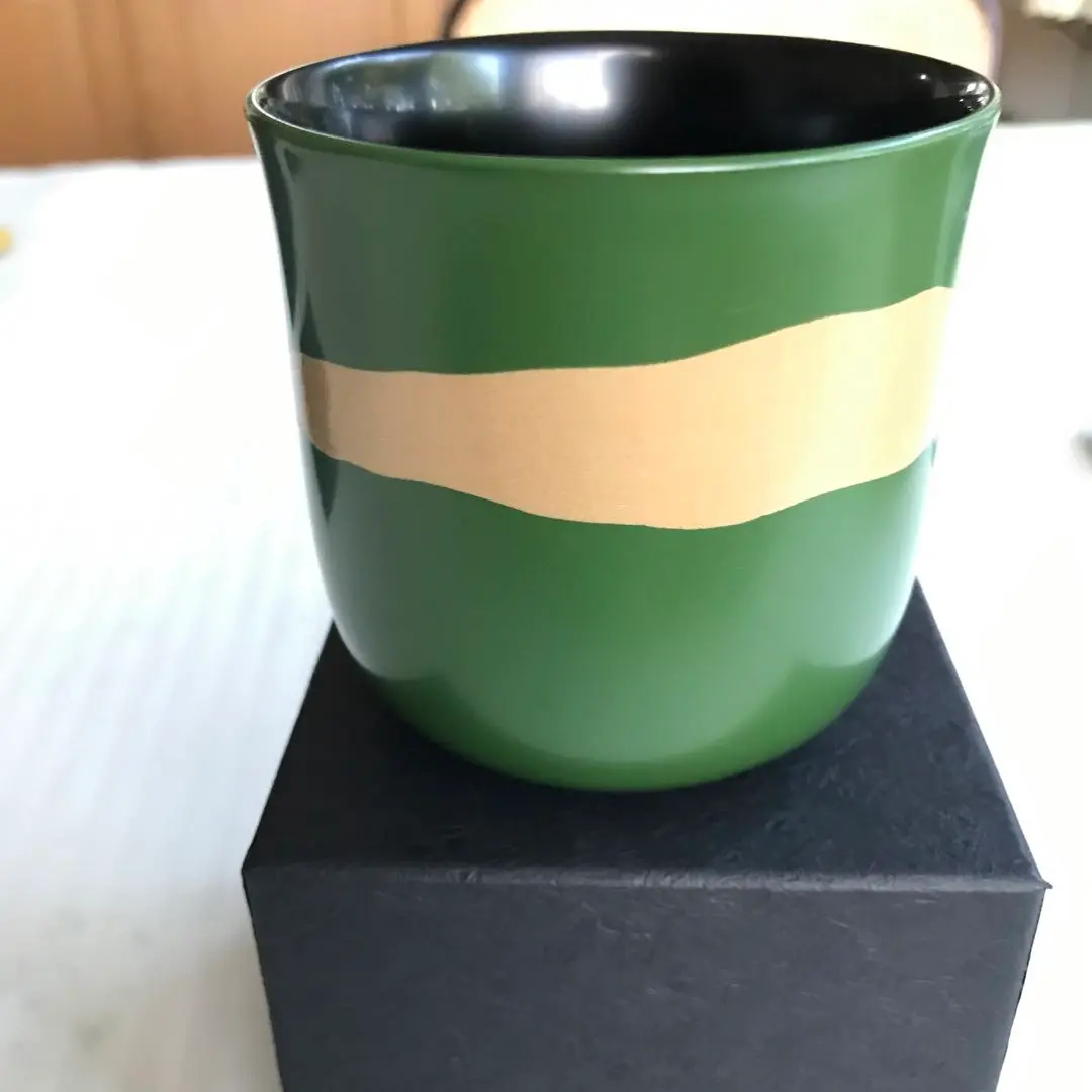 輪島屋善仁 ホットカップ 緑・朱セット 未使用 - メルカリ