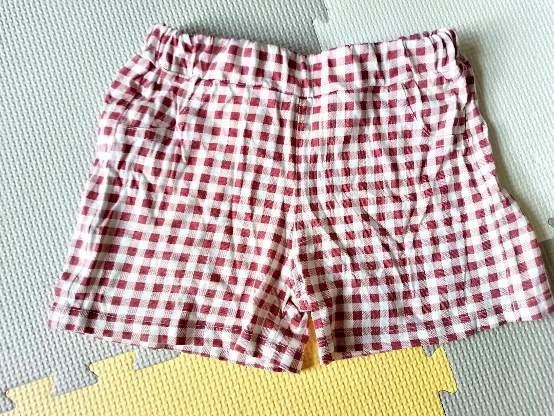 Thumbnail of Bordeaux x White Checkered Shorts 130cm