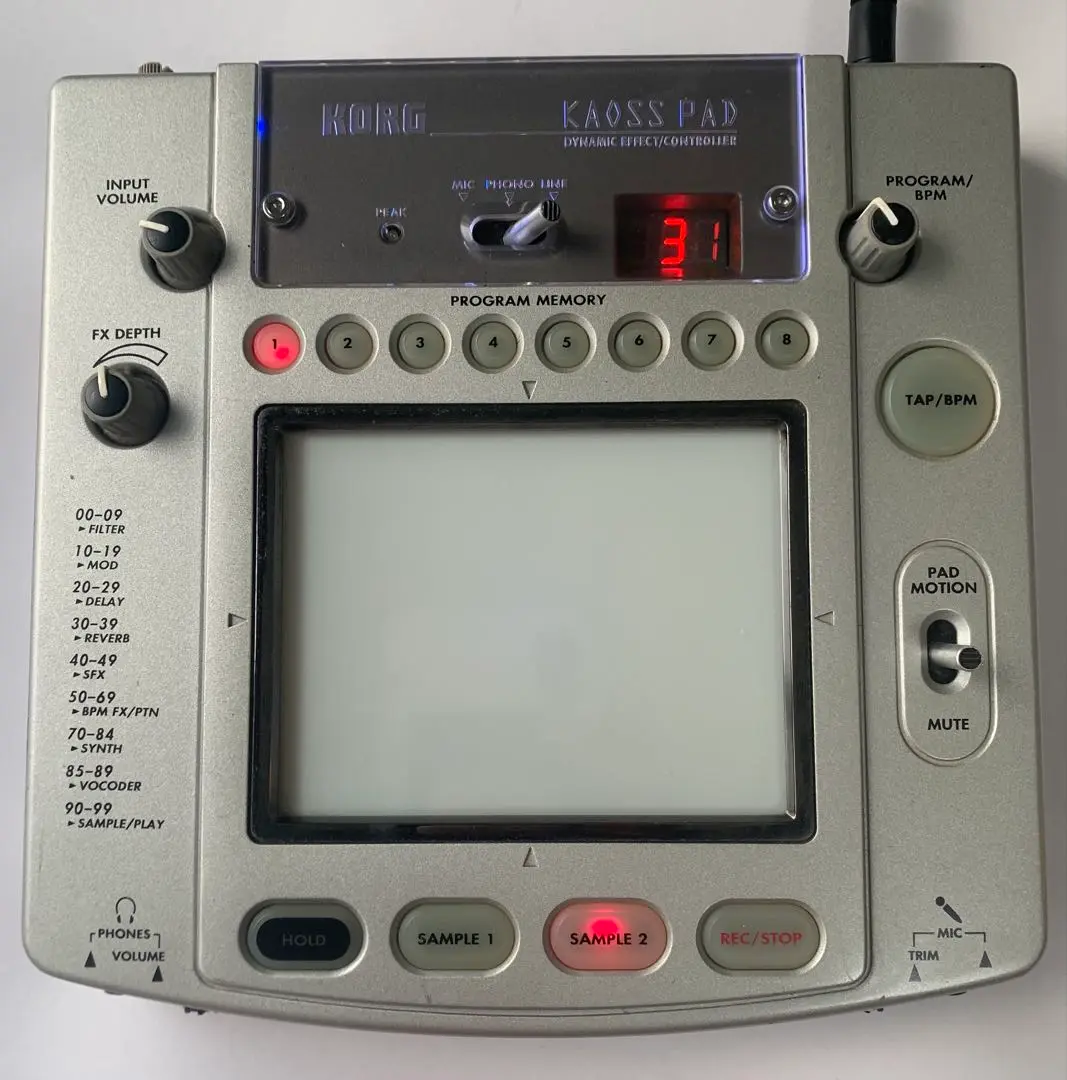 【完動品】KORG KAOSS PAD KP2 コルグ エフェクター DTM Amazon.co.jp: KORG コルグ ポケットサイズ DJ エフェクター
