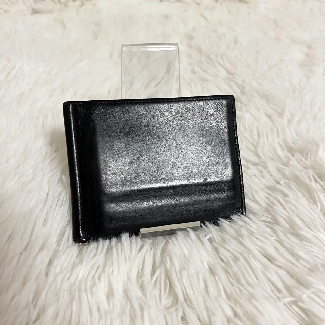 売り切りたいのでこの価格！！ 　HERMÈS ポーカー 黒 マネークリップ スマートな一品】Hermes Poker ポーカー ウォレット Noir