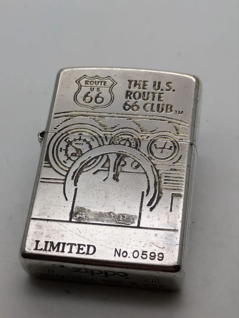 限定品　1995年 zippo ルート66 ジッポー　ライター　 アメ車 Yahoo!オークション -「ルート66 zippo」の落札相場・落札価格