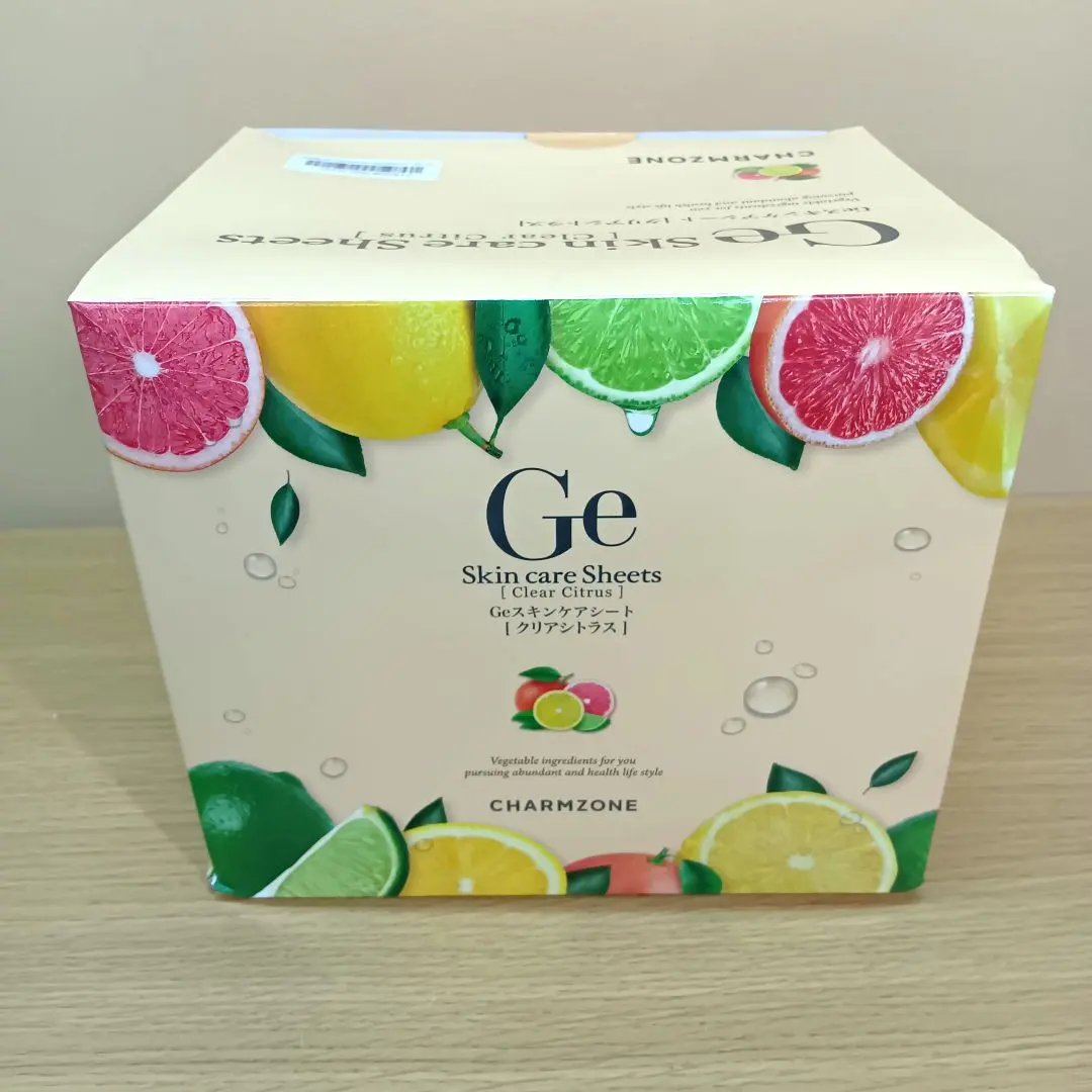 AO018　Geスキンケアシート　[クリアシトラス]　400枚セット Amazon | CHARMZONE(チャームゾーン) Geスキンケアシート クリア