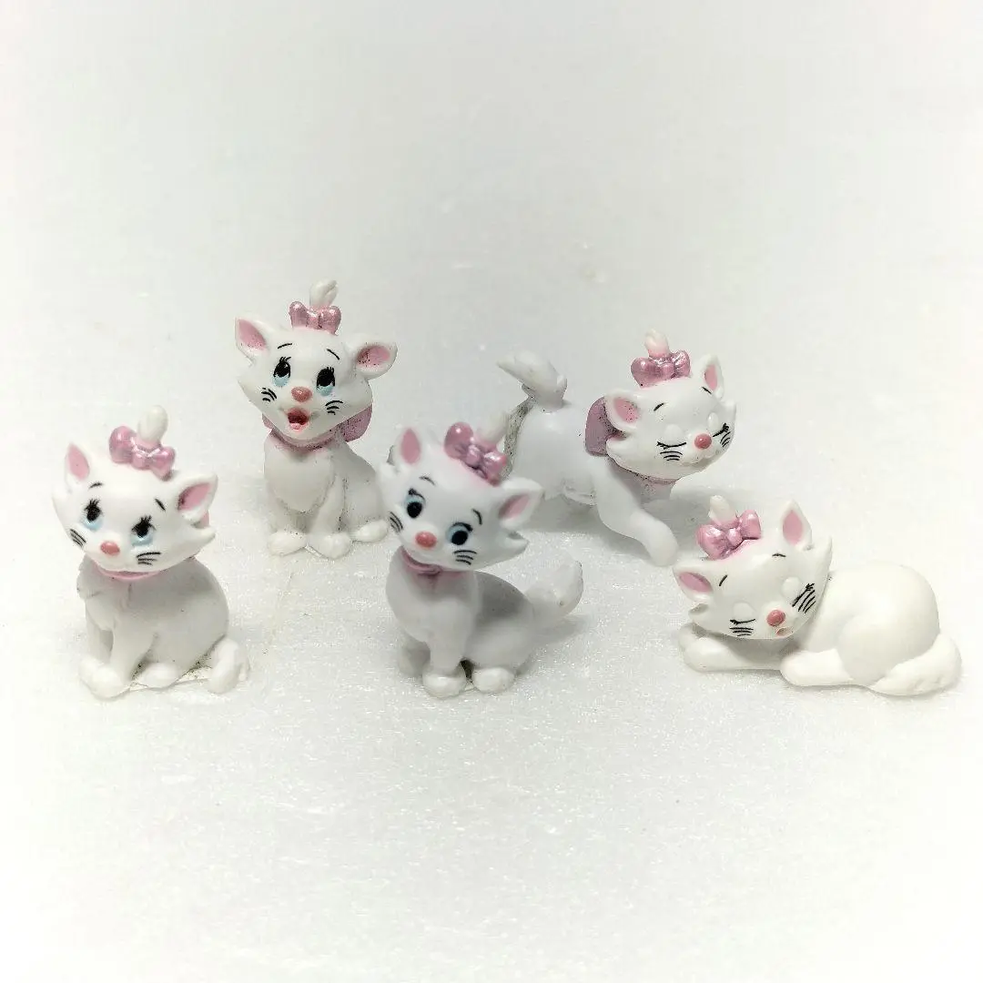 ディズニー　おしゃれキャットファミリーフィギュア￼ 5体　ヴィンテージ Disney Traditions ディズニー フィギュア マリー おしゃれ