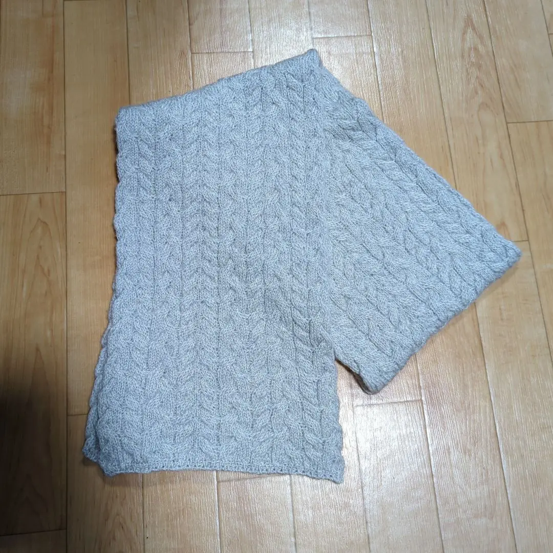 Thumbnail of Ireland's Eye Cable Knit Scarf, Gray