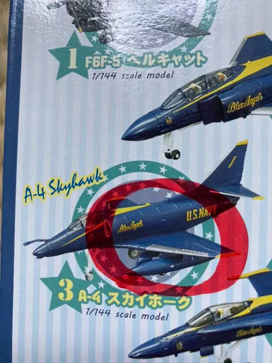カフェリオ　1/144 ブルーエンジェルス １番機から6番機 HOBBY MASTER 1/72 (ダイキャスト製) A-4F スカイホーク 
