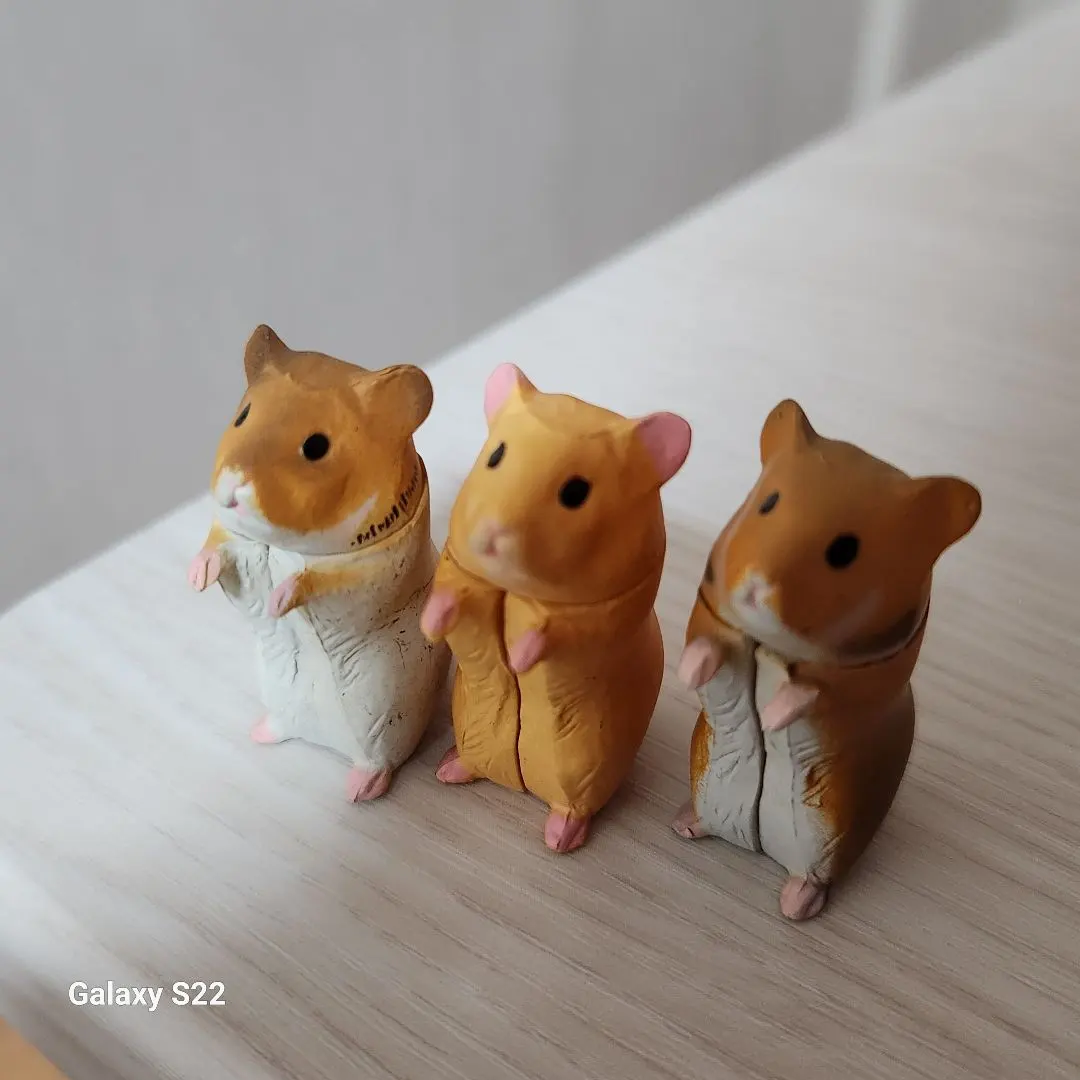 Thumbnail of Kaiyodo Choco Egg Hamster 3-Piece Set Figures