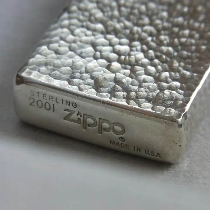 ZIPPO - 2007年製ZIPPO ハンマートーンエッジ シルバー