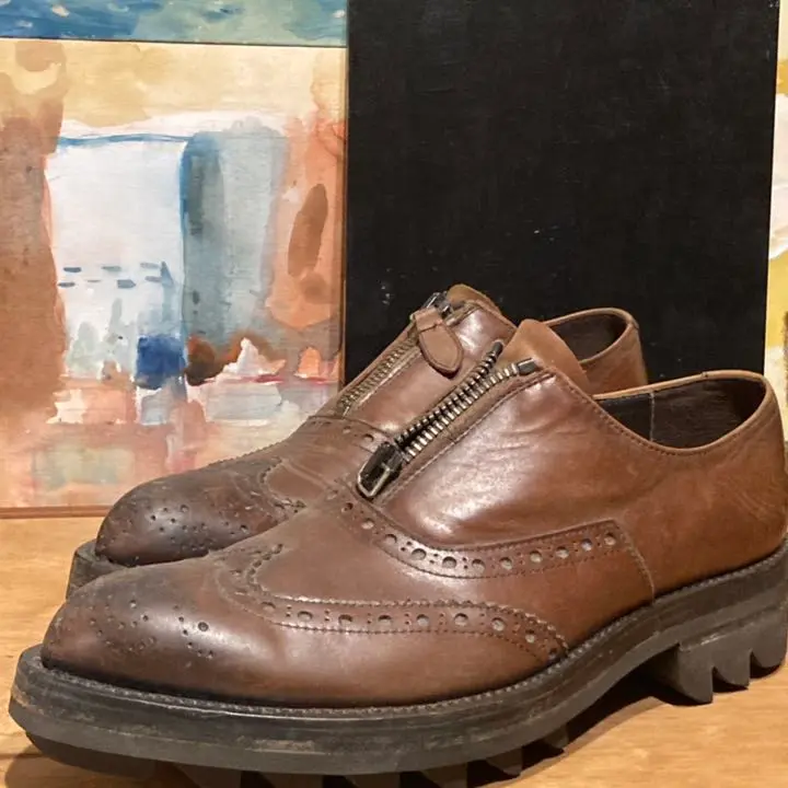★PRADA★革靴★ドレスシューズ★ストレートチップ 2025年最新】プラダ シューズ型：ストレートチップ メンズ