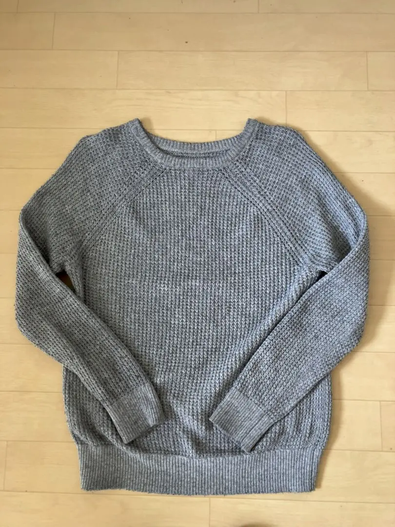 UNIQLO 優衣庫 毛衣 灰色 灰色 的縮圖