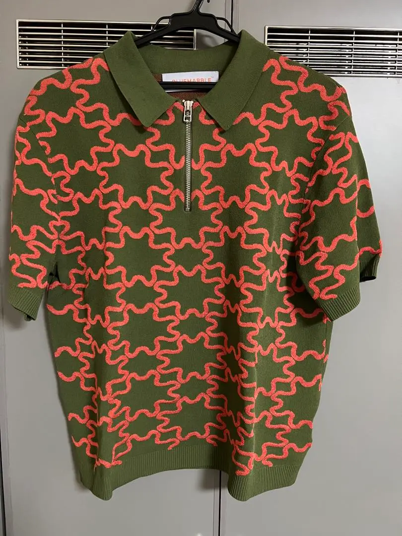 ERNEST W. BAKER ジップ ニットポロ ブラック サイズ48 ERNEST W. BAKER 22SS ニットポロ - メルカリ