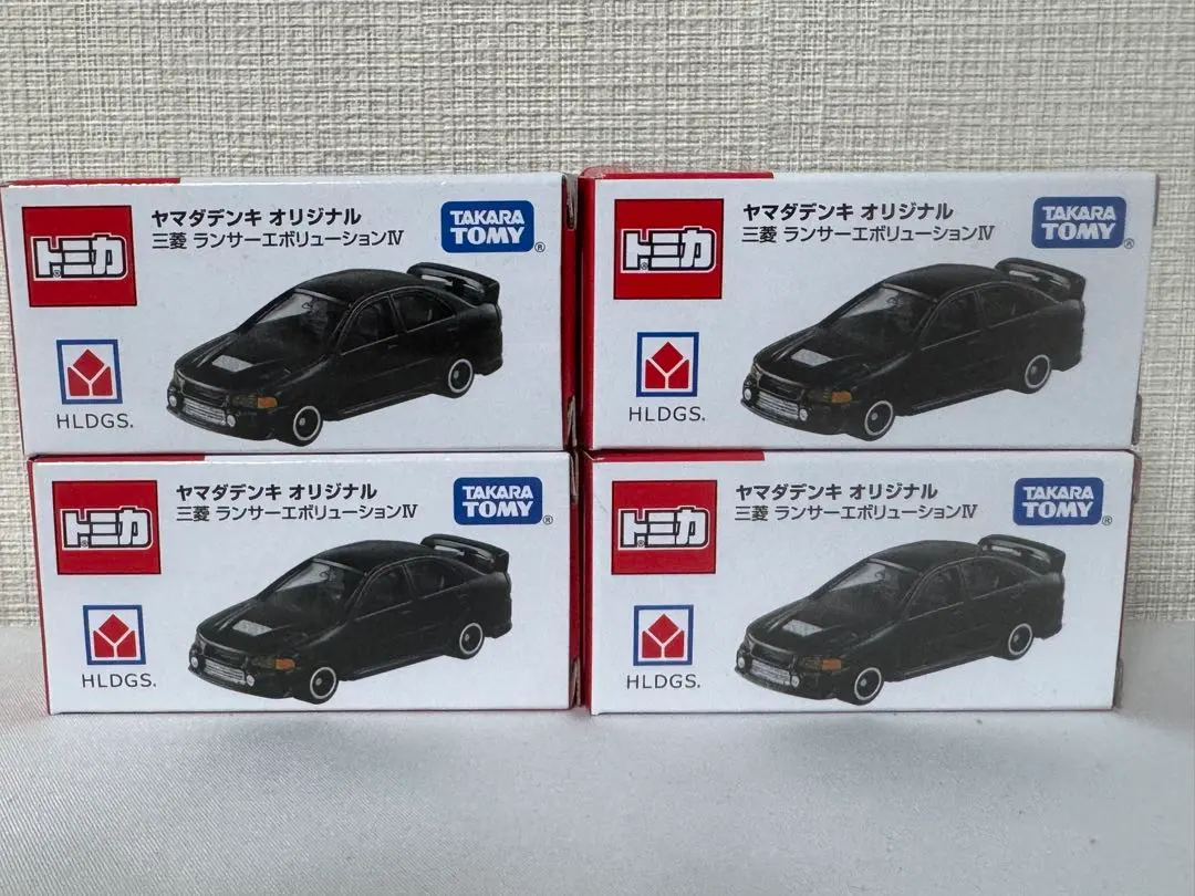 新品 山田電機 原創 三菱 Lancer Evolution IV Tomica 4台 的縮圖