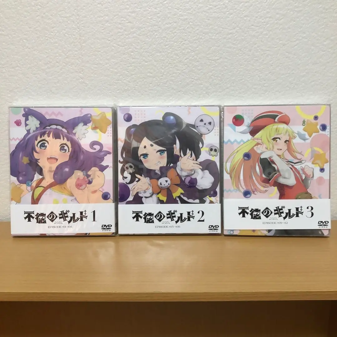 アニメBlu-ray　Disc　不徳のギルド 初回生産版 全3巻セット Amazon.co.jp: 不徳のギルド 全3巻セット 初回生産版 ［Blu-ray
