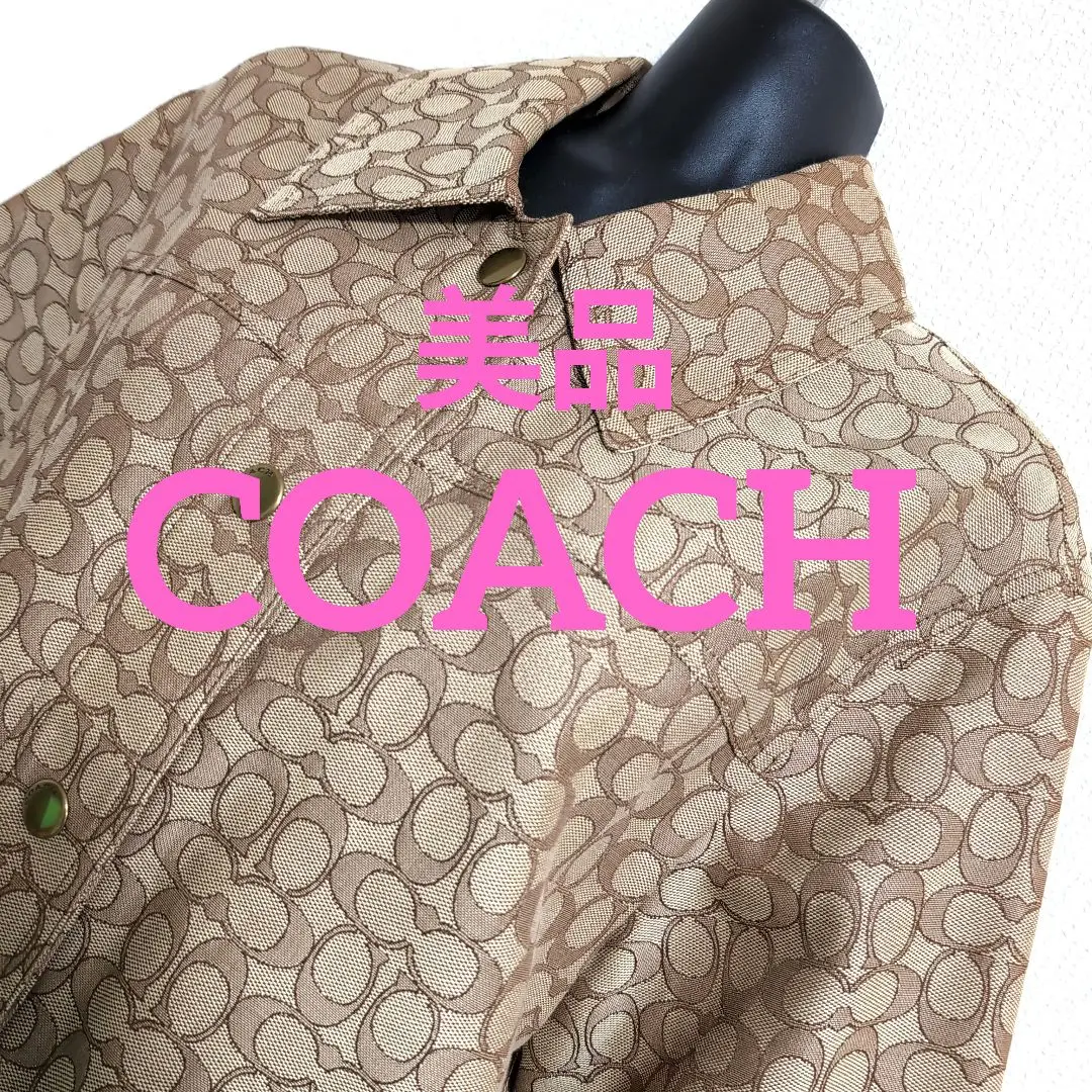 限定品【新品同様】COACH デニムジャケット 刺繍 11695 レディース 限定品【新品同様】COACH デニムジャケット 刺繍 11695