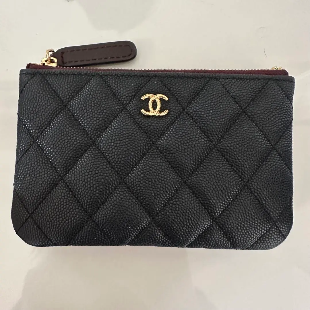 ♡SALE☆シャネル CHANEL ☆マトラッセクラシックミニポーチ　小物入れ シャネルクラシック ミニポーチ 14143 黒 ゴールド金具 ユニ