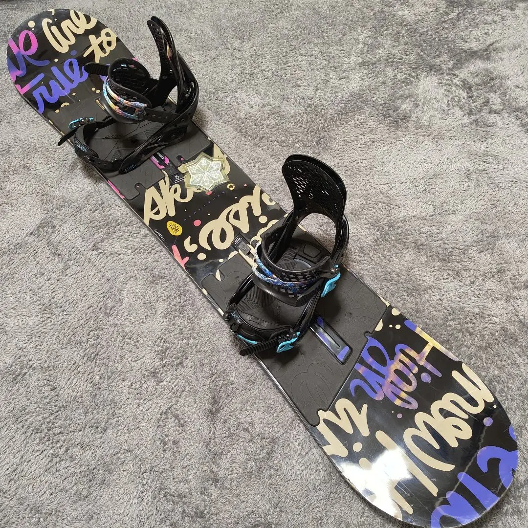 BURTON バートン スノーボード 板 キッズ GROM CAMBER ムラサキ