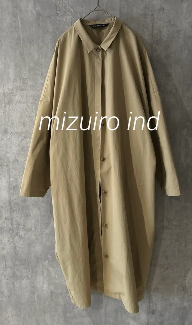mizuiro ind ベージュ ロングコート mizuiro ind Item Feature:Coat | Mother's Industry（マザーズ