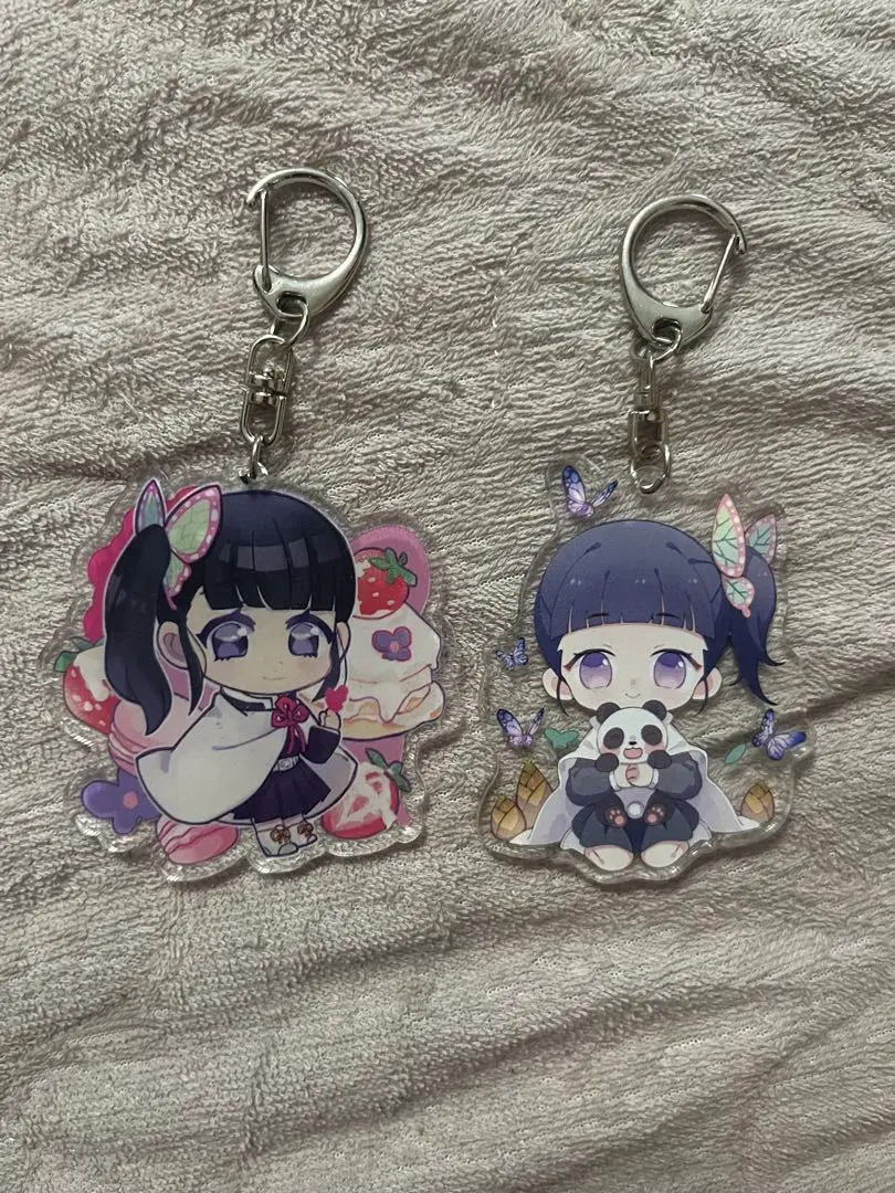 Thumbnail of Kimetsu no Yaiba Kanao Tsuyuri Acrylic Keyholder 2-Piece Set - 2 Limited Designs