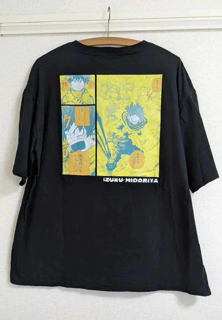 ヒロアカ ポケット付き ビッグシルエットTシャツ バースデイ 緑谷出久 デク ヒロアカ ポケット付き ビッグシルエットTシャツ バースデイ 緑