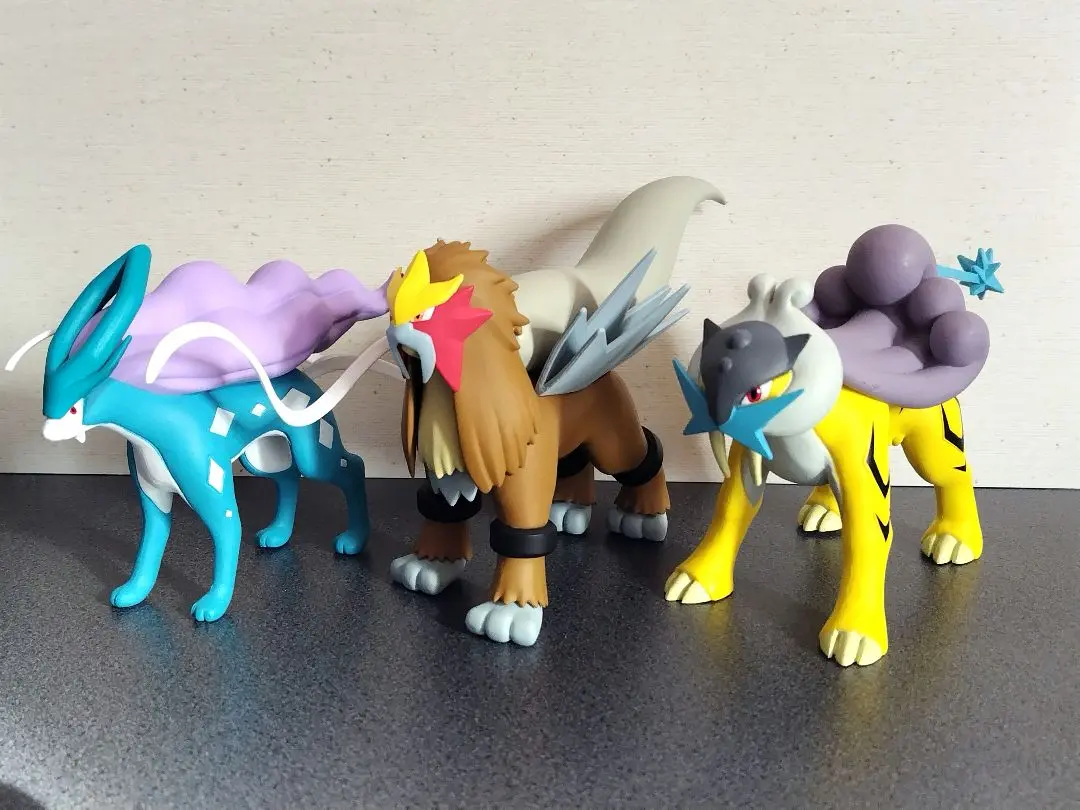 新品未開封 ポケモンスケールワールド ジョウト ライコウ＆エンテイ＆スイクン ポケモンスケールワールド ジョウト地方 ライコウ＆エンテイ