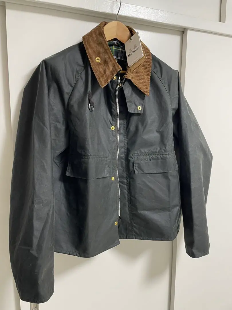 Barbour A130 Spey Jacket Medium オリーブグリーン