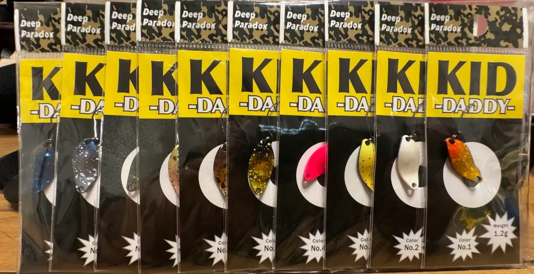 ディープパラドックス KID DADDY1.2g 10色フルセット ディープパラドックス キッド ダディ 0.95g & 1.2g / Deep