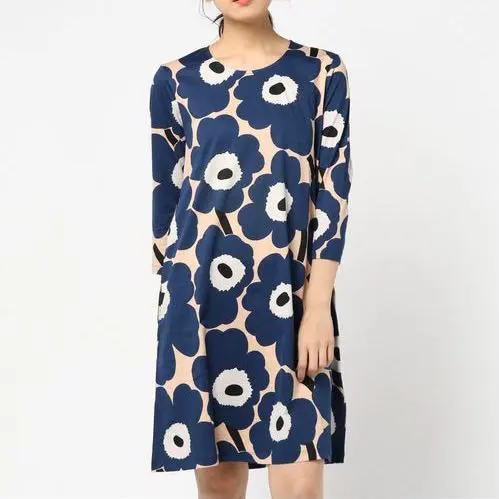Thumbnail of Marimekko Unikko XS Dress Aretta Pieni Unikko