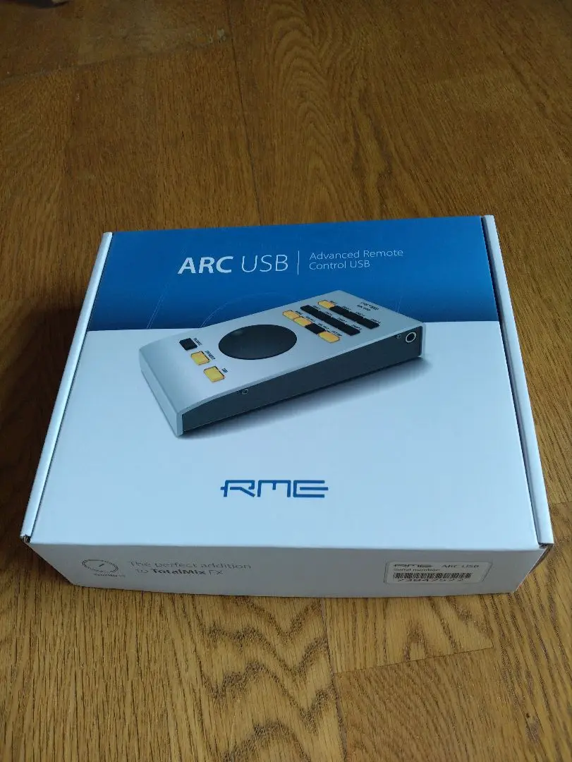 RME ARC USB リモートコントロール 未開封新品 RME 「ARC USB」の開封レビューと購入した理由とやらかした事故