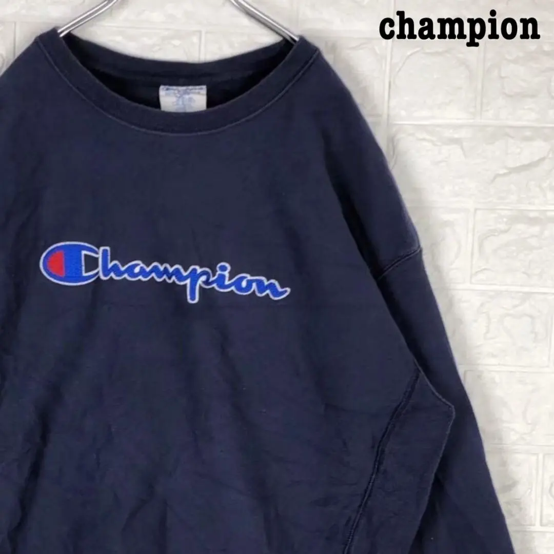 Thumbnail of Rare Reverse Weave ★ Champion Sweatshirt Trainer 90s Embroidered Logo