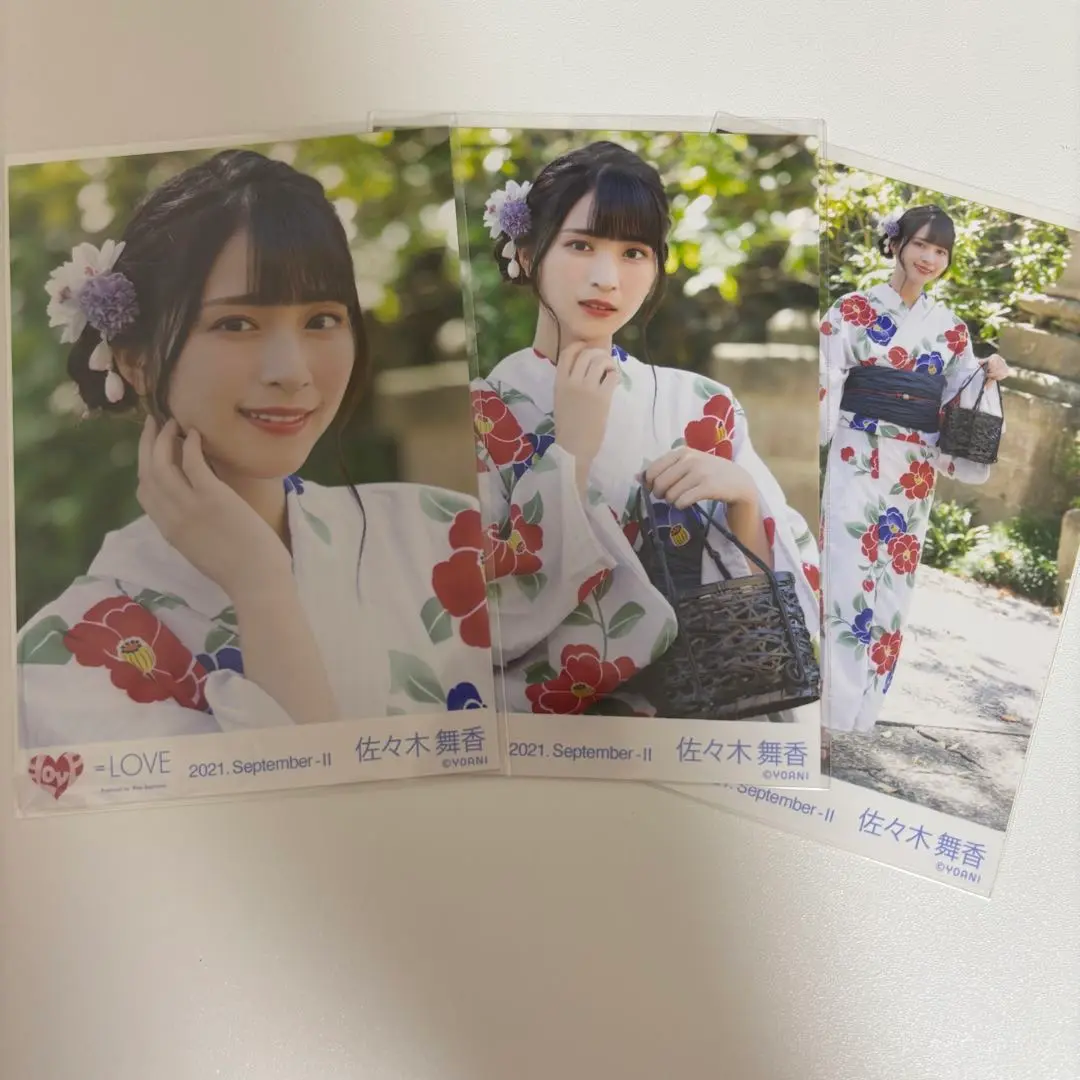 佐々木舞香 夏祭り恋慕う　直筆　サイン　レア　イコラブ 佐々木舞香 夏祭り恋い慕う直筆 ヒキ - メルカリ
