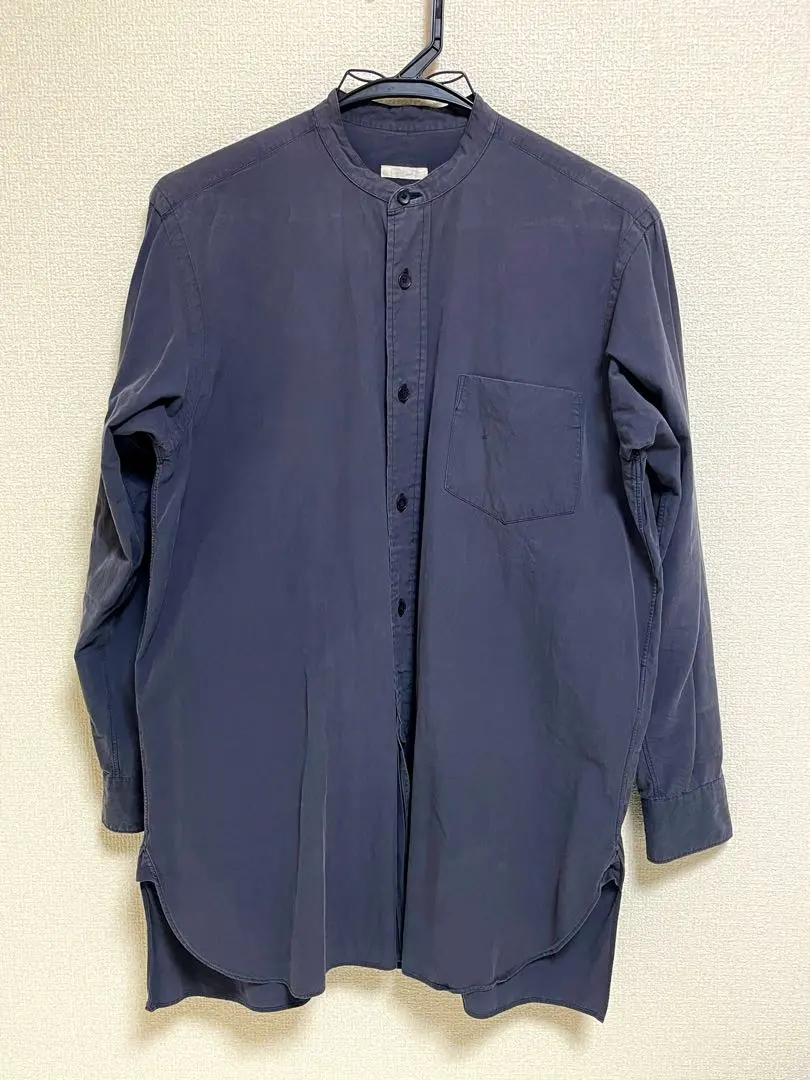 【美品】COMOLI 領子襯衫 灰色 的縮圖