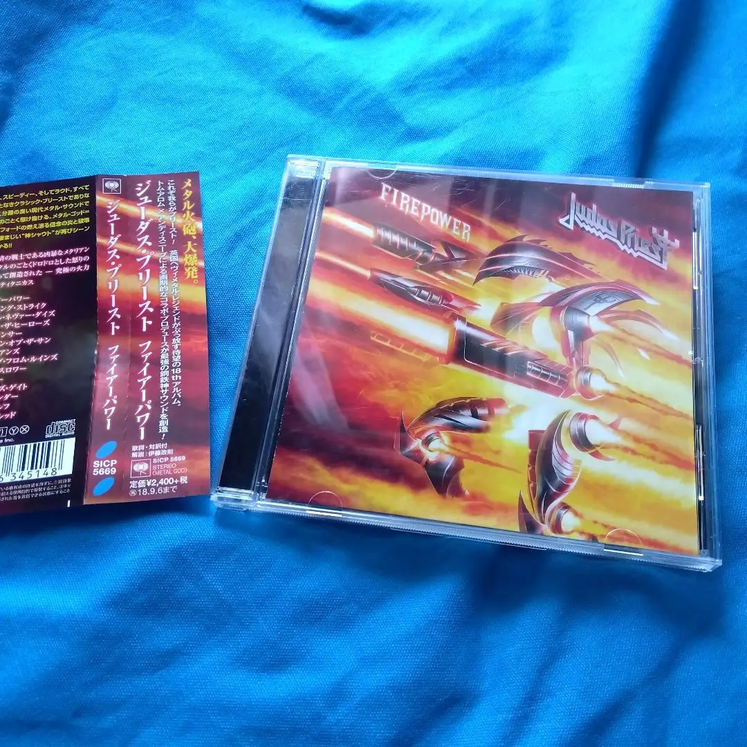 ジューダス・プリースト 直筆サイン入りCD　ファイアーパワー　Firepower JUDAS PRIEST (ジューダス・プリースト) - Firepower (Japan