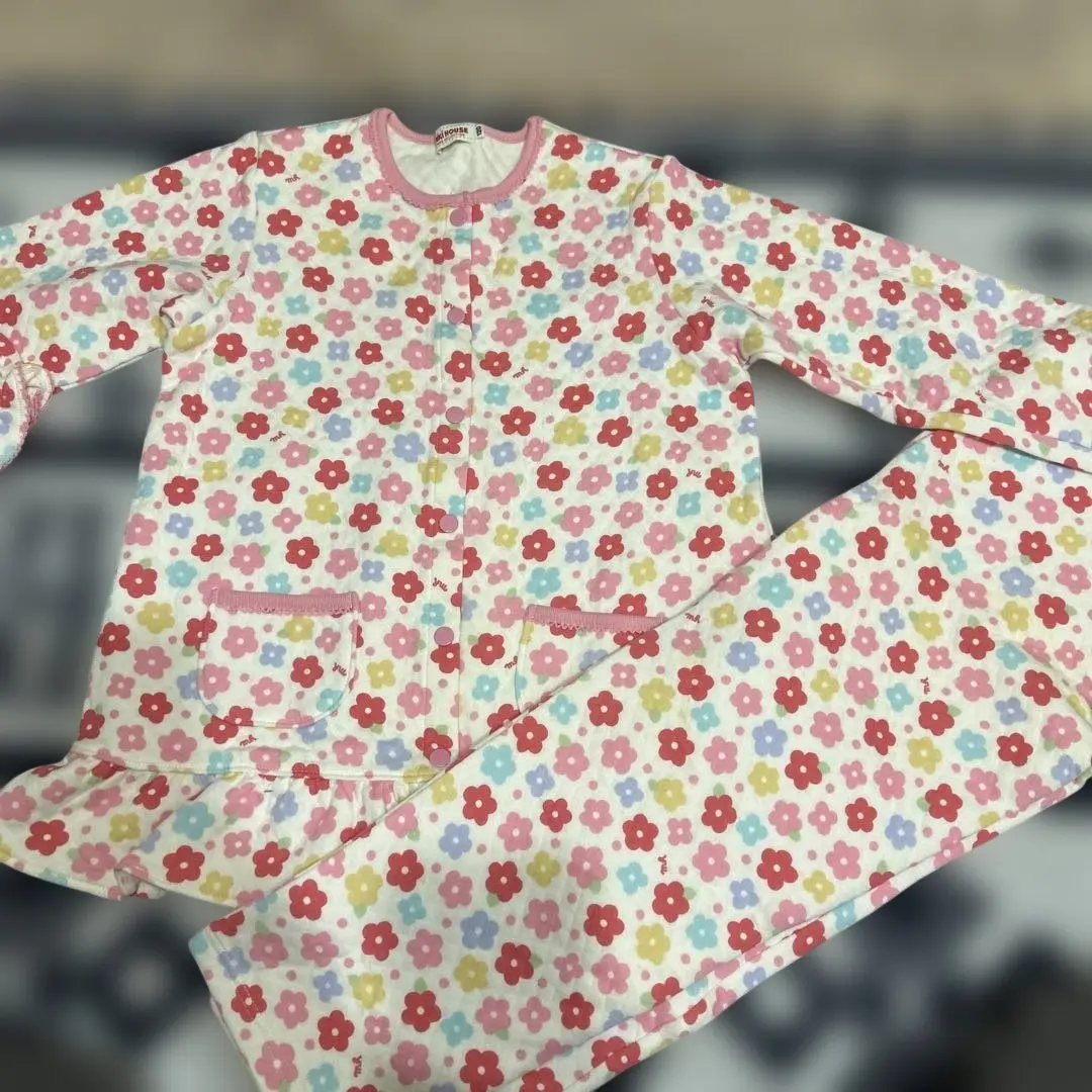 Thumbnail of Miki House Floral Pajamas 120cm
