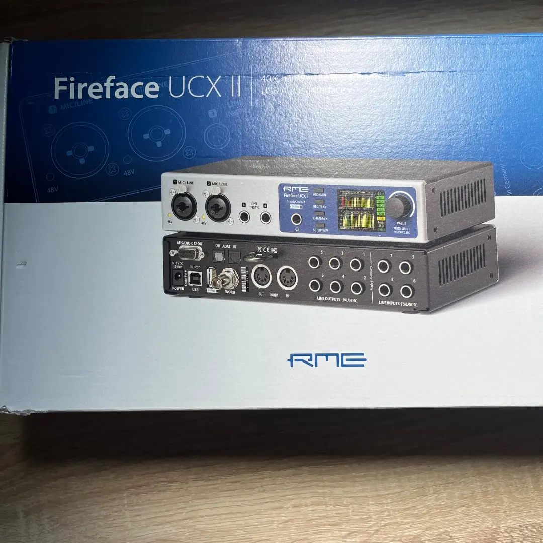 REM Fireface UCX 初期備品完備 更に高音質ACアダプター付：Ⅱ REM Fireface UCX 初期備品完備 更に高音質ACアダプター付：Ⅱ