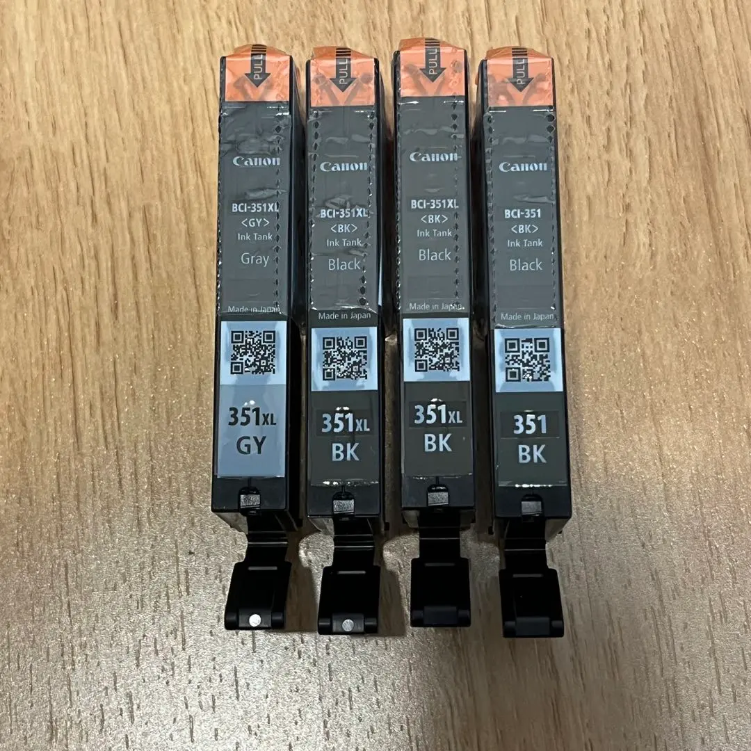 Thumbnail of 【Genuine Canon Product】 Unused Ink Cartridges, 4 pieces