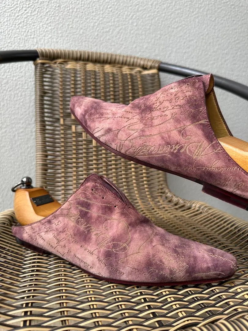 国内発送 Berluti ベルルッティ Egio Stamp レザーサンダル Yahoo!オークション -「(ベルルッティ Berluti)」(サンダル