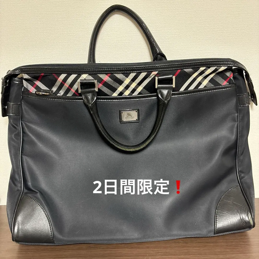 2025年最新】BURBERRY BLACK LABEL ボストンバッグの人気