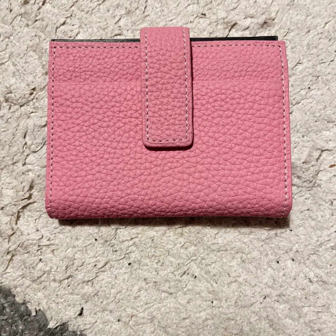 Thumbnail of [Excellent Condition] ASUMEDERU Shrink Leather Compact Wallet